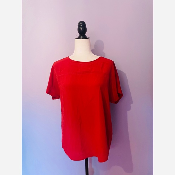 Madewell Silk Overlook Tunic Shirt - Picture 5 of 5